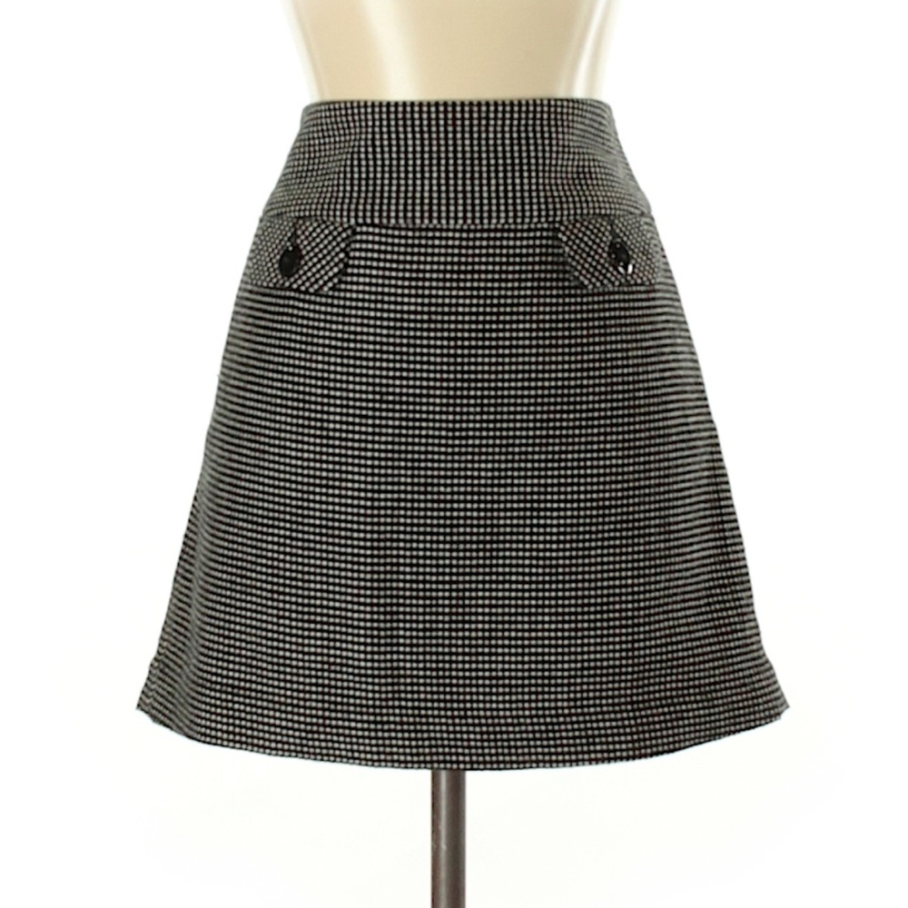 Gap Square Wool Mini Skirt Business Casual